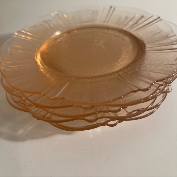 6 MacBeth-Evans Pink American Sweetheart 6” Bread & Butter Plates Depression - Picture 3 of 12